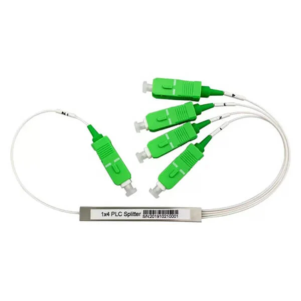 1 by 4 PLC Splitters with Connector