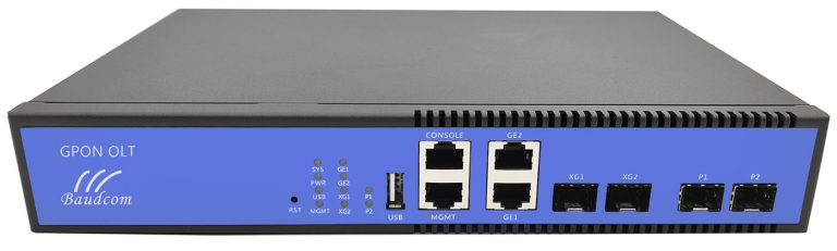 2-Port GPON OLT | Dual Port Optical Line Terminal | Small ISP OLT