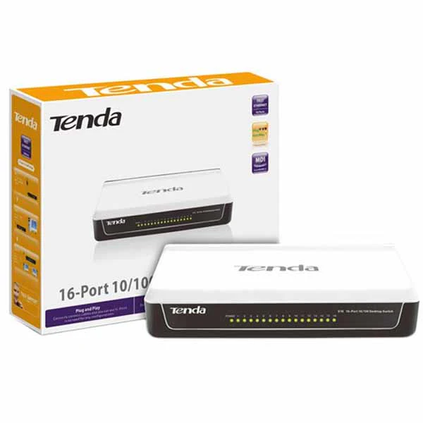 Tenda 16-Port Fast Ethernet Switch (S116)