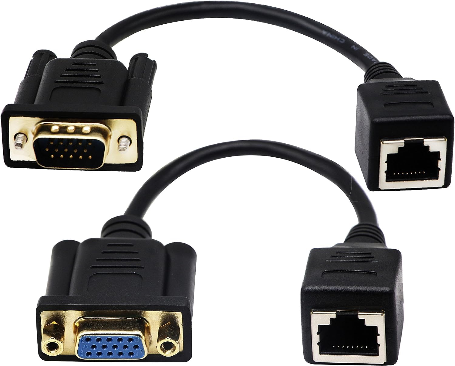 Cat6 to VGA Console Cable